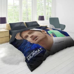 Andy Murray Top Ranked WTA Tennis Player Duvet Cover 1