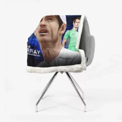 Andy Murray Top Ranked WTA Tennis Player Sherpa Fleece Blanket 2