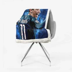 Angel Di Maria Argentina Champions League Player Sherpa Fleece Blanket 2