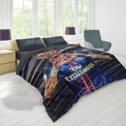 Angel Di Maria Energetic Football Player Argentina Duvet Cover 1