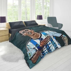 Angel Di Maria Ethical Argentina Foottball Player Duvet Cover 1