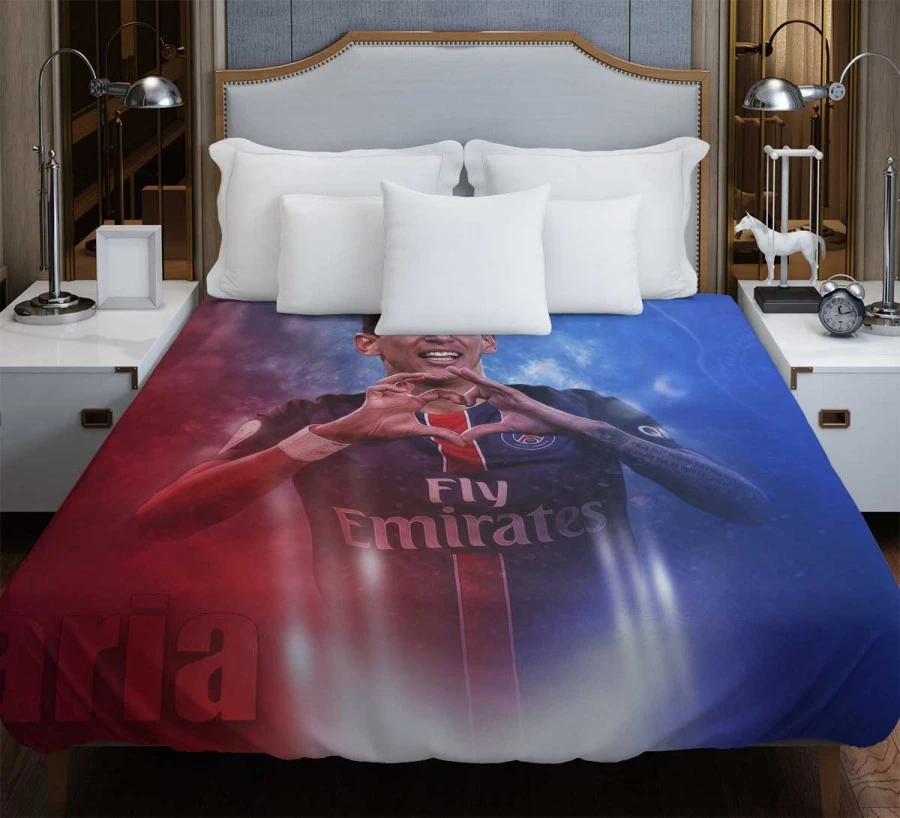 Angel Di Maria PSG Best Wingers Duvet Cover