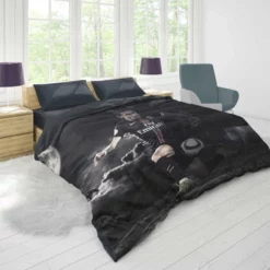 Angel Di Maria in PSG Jersey Duvet Cover 1