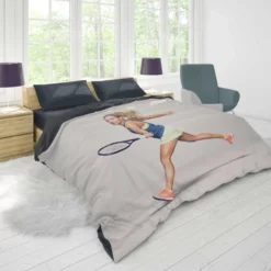 Angelique Kerber German Professional Tennis Player Duvet Cover 1