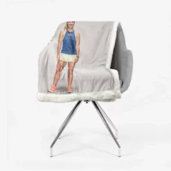 Angelique Kerber Populer Tennis Player Sherpa Fleece Blanket 2