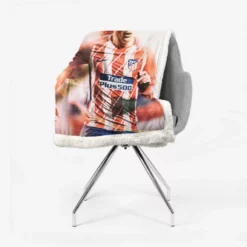 Antoine Griezmann France Professionl Football Player Sherpa Fleece Blanket 2