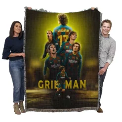 Antoine Griezmann Populer Football Player Woven Blanket