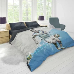 Argentina Captain Lionel Messi Duvet Cover 1