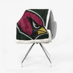 Arizona Cardinals Logo NFL American Football Sherpa Fleece Blanket 2
