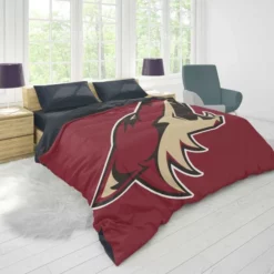 Arizona Coyotes Professional Ice Hockey Club Duvet Cover 1