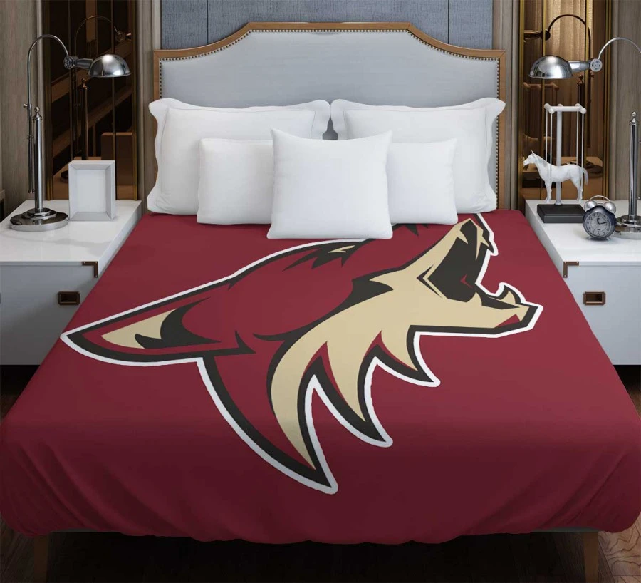 Arizona Coyotes Professional Ice Hockey Club Duvet Cover