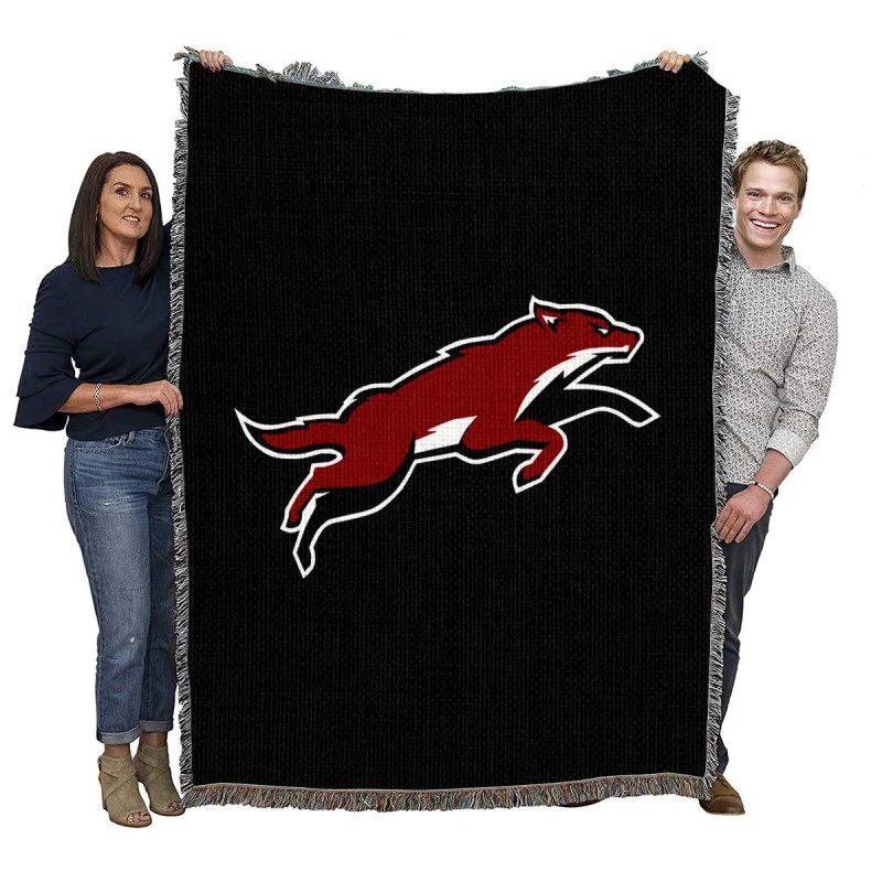 Arizona Coyotes Top Ranked Ice Hockey Team Woven Blanket