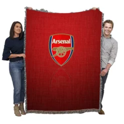 Arsenal FC British Ethical Football Club Woven Blanket