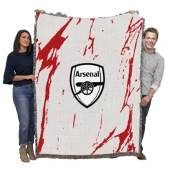 Arsenal FC Classic Football Club in England Woven Blanket