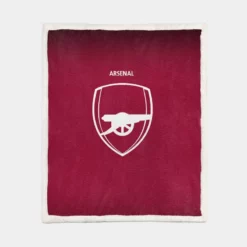 Arsenal FC Energetic Football Team Sherpa Fleece Blanket 1