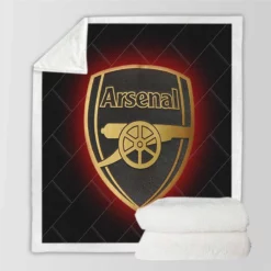 Arsenal FC Exellelant English Football Club Sherpa Fleece Blanket