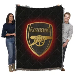 Arsenal FC Exellelant English Football Club Woven Blanket