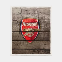 Arsenal FC Football Club Sherpa Fleece Blanket 1