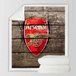 Arsenal FC Football Club Sherpa Fleece Blanket