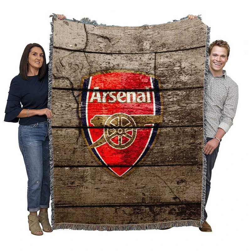 Arsenal FC Football Club Woven Blanket
