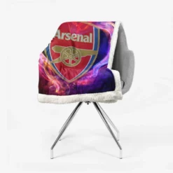 Arsenal FC Popular Football Club Sherpa Fleece Blanket 2
