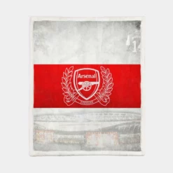 Arsenal FC Premier League Football Club Sherpa Fleece Blanket 1