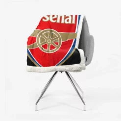 Arsenal FC Professional Football Club Sherpa Fleece Blanket 2