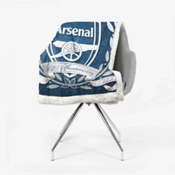 Arsenal FC Strong England Football Club Sherpa Fleece Blanket 2