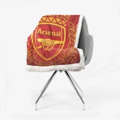 Arsenal FC Top Ranked Football Club Sherpa Fleece Blanket 2