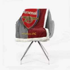 Arsenal Football Club Logo Sherpa Fleece Blanket 2