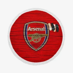 Arsenal Successful Club Logo Round Beach Towel