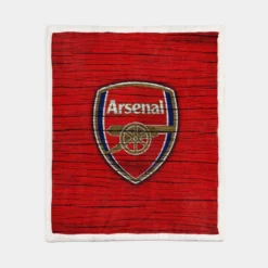 Arsenal Successful Club Logo Sherpa Fleece Blanket 1