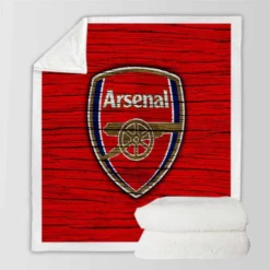 Arsenal Successful Club Logo Sherpa Fleece Blanket