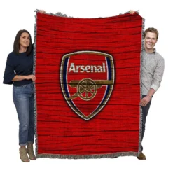 Arsenal Successful Club Logo Woven Blanket
