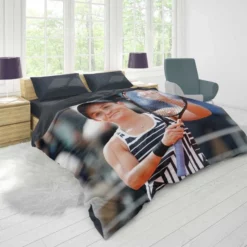 Ashleigh Barty Top Ranked Australian Tennis Player Duvet Cover 1