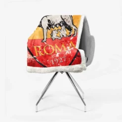 Association Sportive Roma Italy Football Club Sherpa Fleece Blanket 2