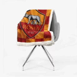 Association Sportive Roma Serie A Football Team Sherpa Fleece Blanket 2