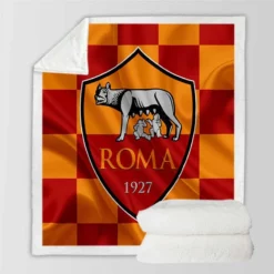 Association Sportive Roma Serie A Football Team Sherpa Fleece Blanket
