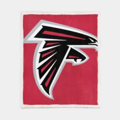 Atlanta Falcons American Football NFL Sherpa Fleece Blanket 1