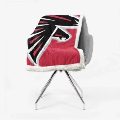 Atlanta Falcons American Football NFL Sherpa Fleece Blanket 2