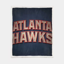 Atlanta Hawks Energetic NBA Basketball team Sherpa Fleece Blanket 1