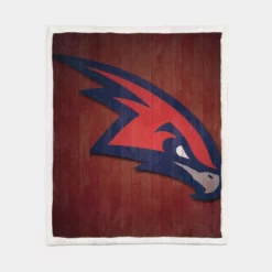 Atlanta Hawks Exciting Basketball team Sherpa Fleece Blanket 1