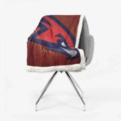 Atlanta Hawks Exciting Basketball team Sherpa Fleece Blanket 2