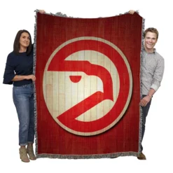 Atlanta Hawks NBA Basketball team Woven Blanket