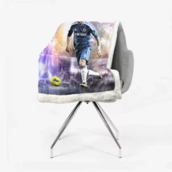 Atletico Madrid Soccer Player Fernando Torres Sherpa Fleece Blanket 2