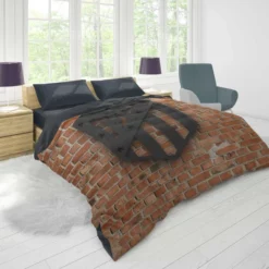 Atletico de Madrid Brick Wall Design Football Logo Duvet Cover 1