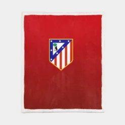 Atletico de Madrid Excellent Spanish Football Club Sherpa Fleece Blanket 1