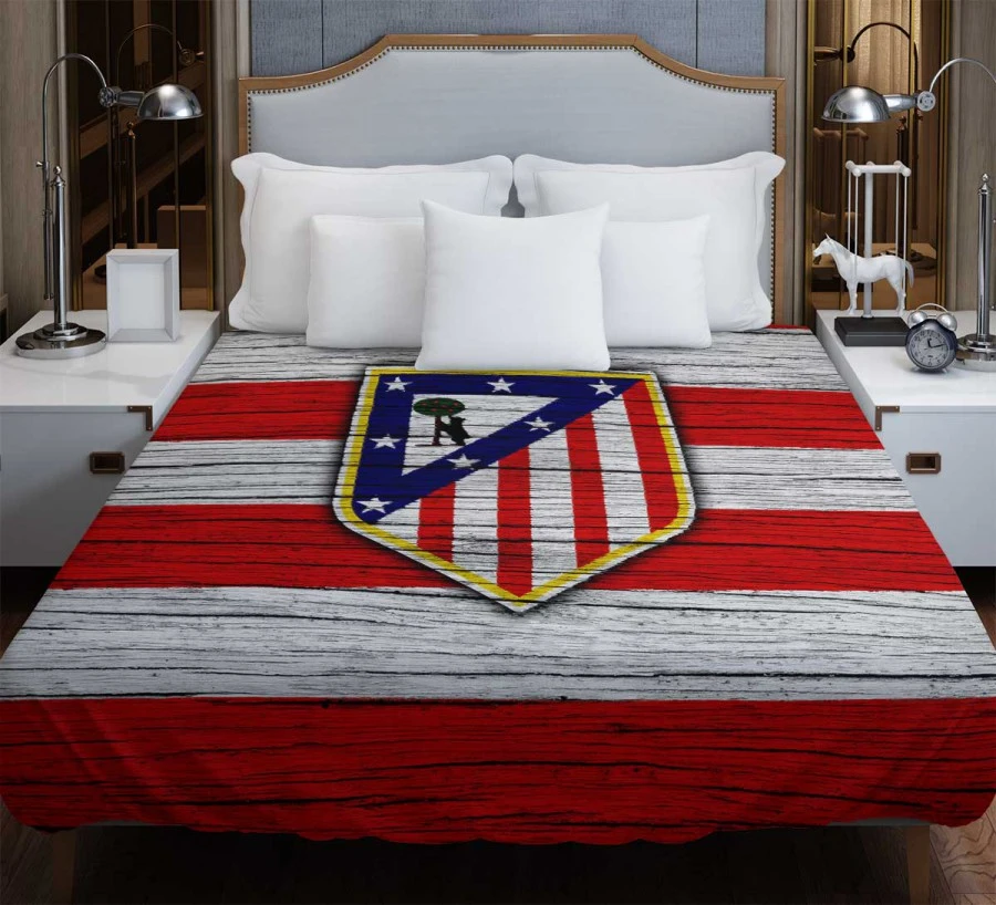 Atletico de Madrid La Liga Football Team Duvet Cover