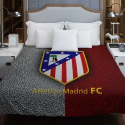 Atletico de Madrid Popular Spanish Football Club Duvet Cover