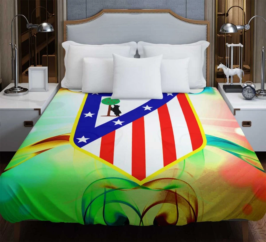 Atletico de Madrid Top Ranked Spanish Football Club Duvet Cover